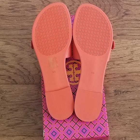 Tory Burch Melinda Poppy Red Slides - Picture 5 of 6